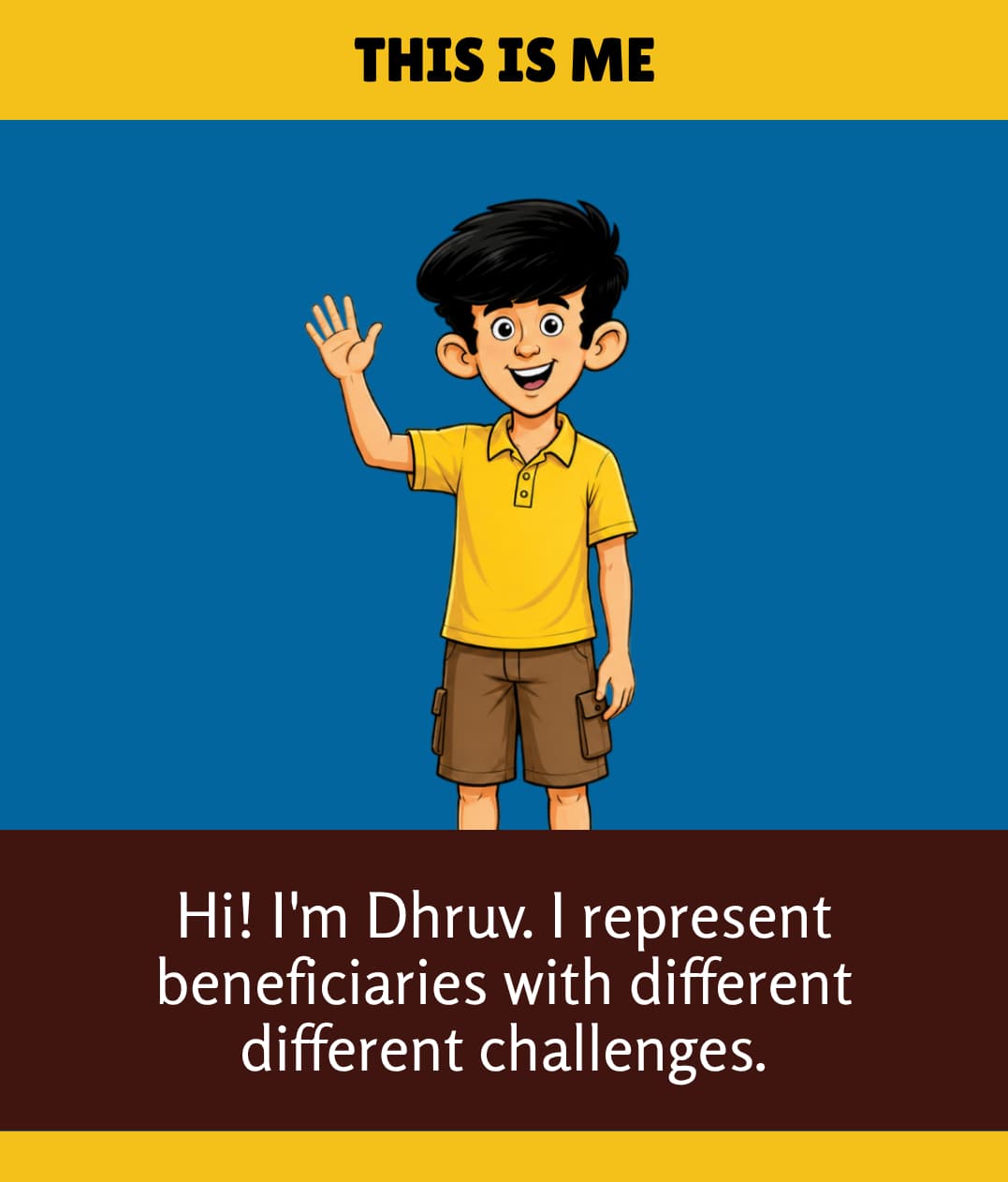 Dhruv's journey panel 1