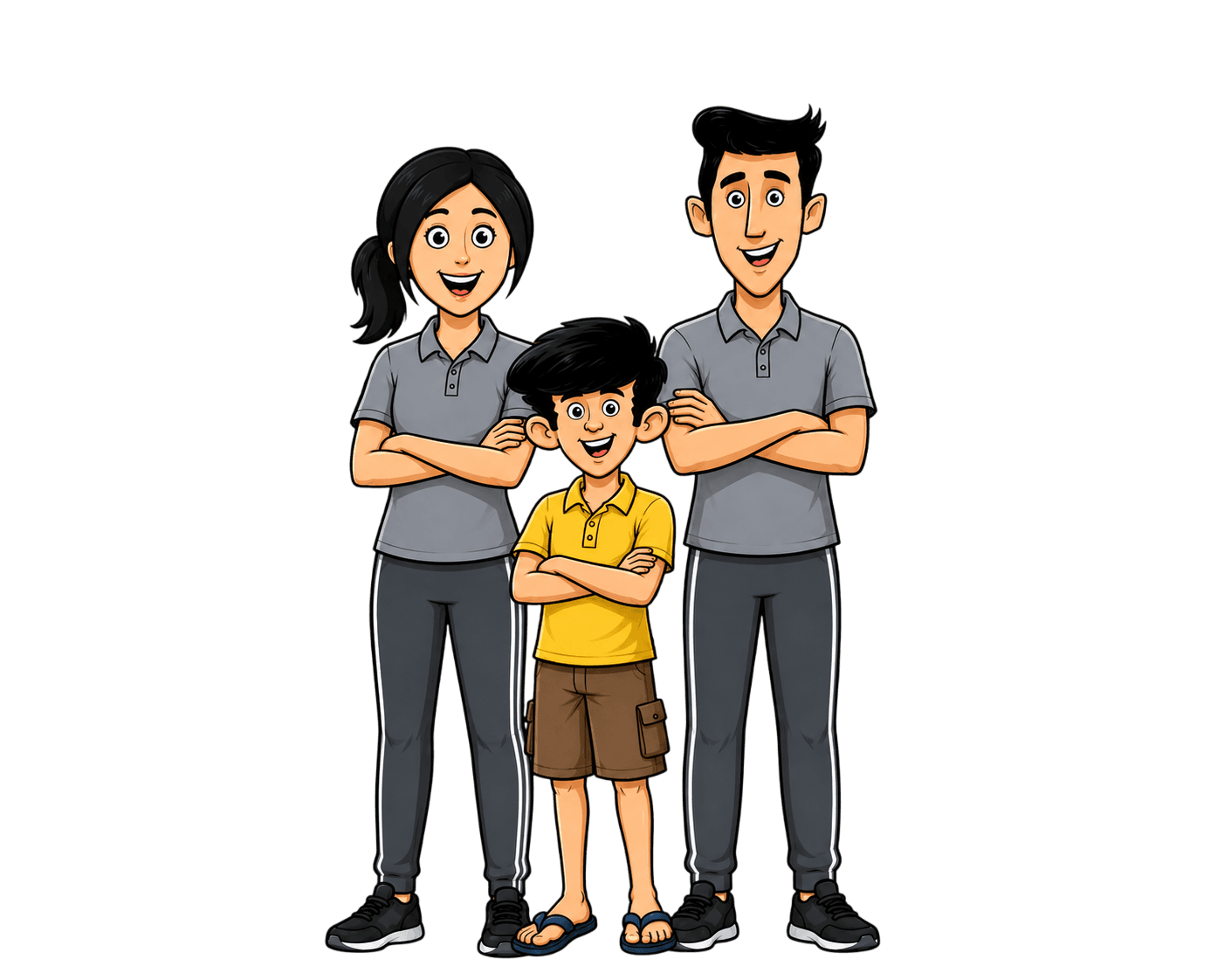 Dhruv, the mascot of this NGO, smiling in his school uniform with a backpack
